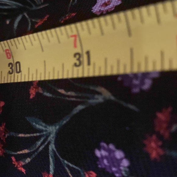 FREE PEOPLE / J.O.A. - sheer floral ties jumpsuit w top/shorts lining, zip - L - Picture 9 of 16